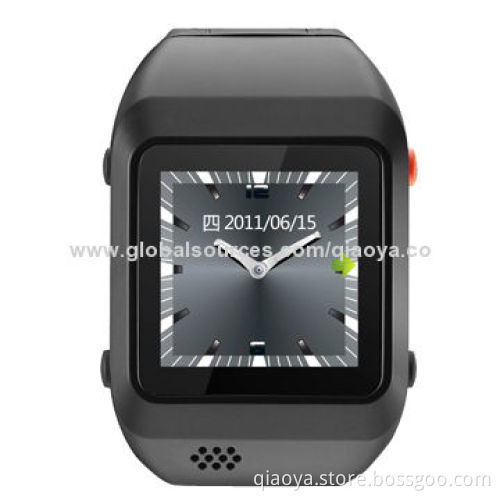 Touch Screen Mobile Watch with GPS and Transmission, 1.5-inch Screen Size